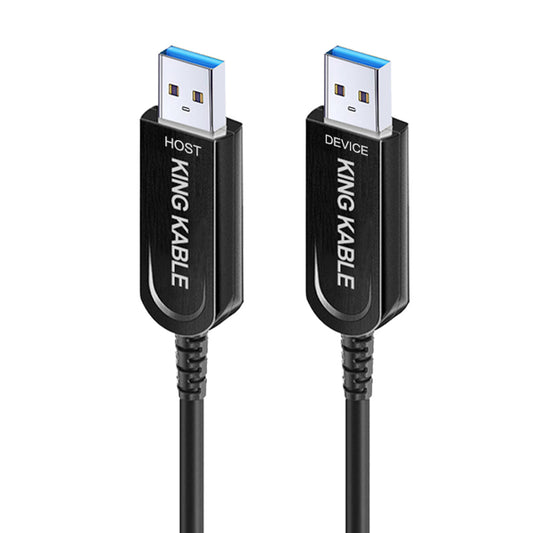KING KABLE Optical Fiber USB3.1 Gen2 TypeA Male to Male Cable Backward Comaptible with USB3.0 USB2.0 USB1.1 Version USB023